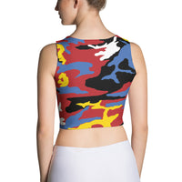 Antigua Camouflage - Women's Fitted Crop Top - Properttees