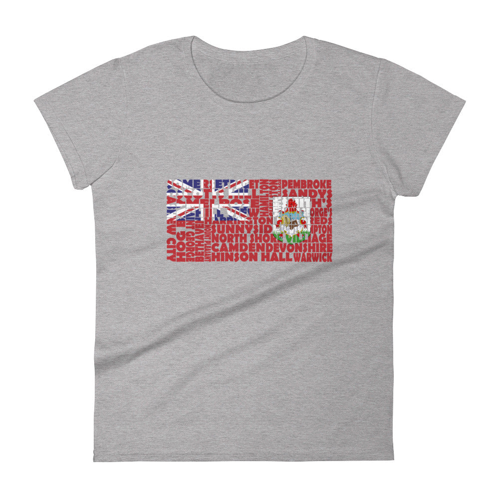 Bermuda Stencil - Women's short sleeve t-shirt