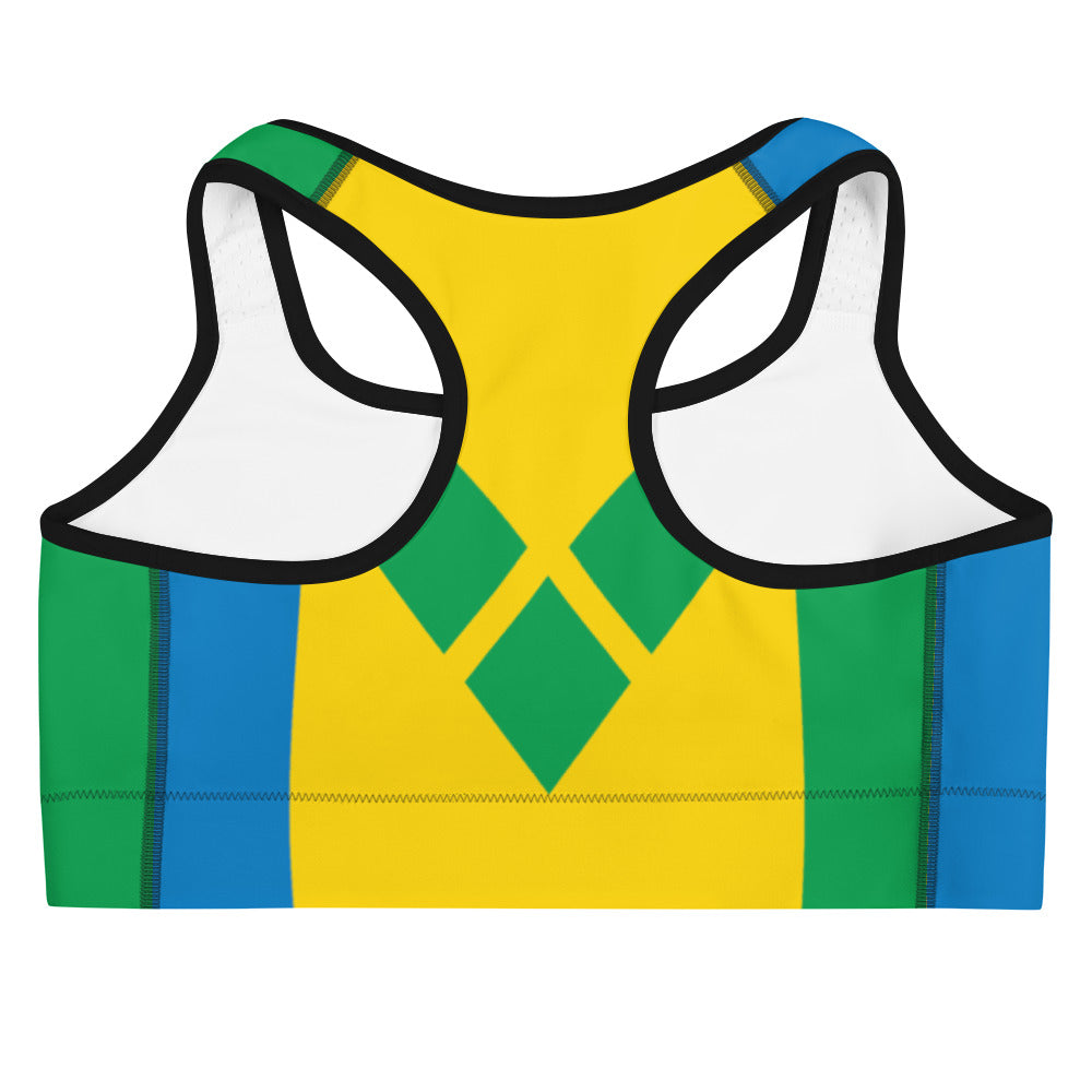 St. Vincent Flag - Sports bra