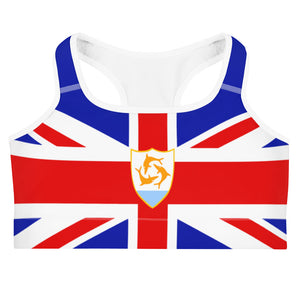 Anguilla Flag - Sports bra - Properttees