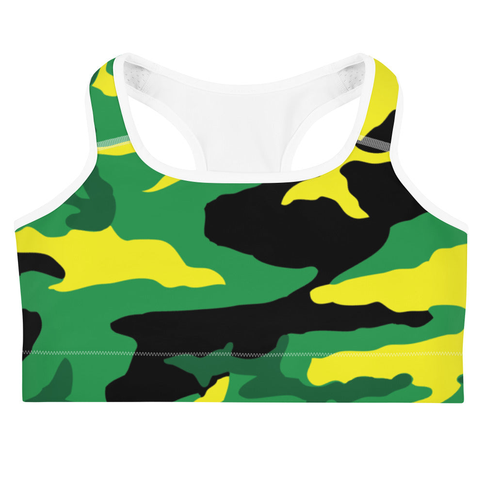 Jamaica Camouflage - Sports bra