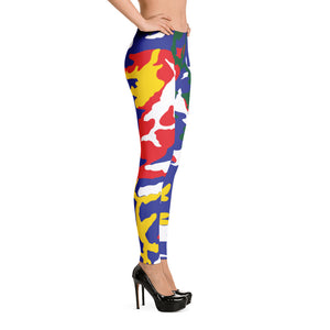 Cayman Islands Camouflage - Leggings - Properttees