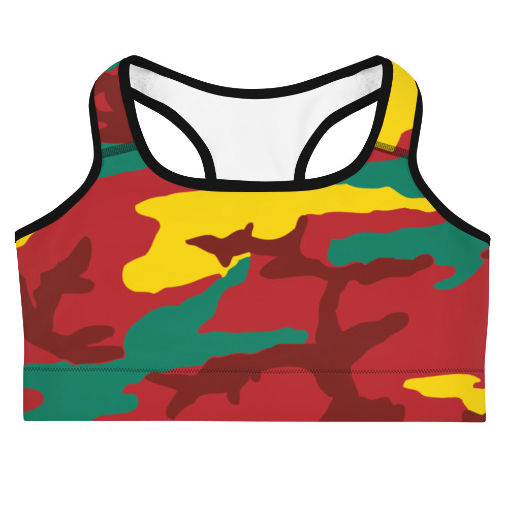 Grenada Camouflage - Sports bra - Properttees