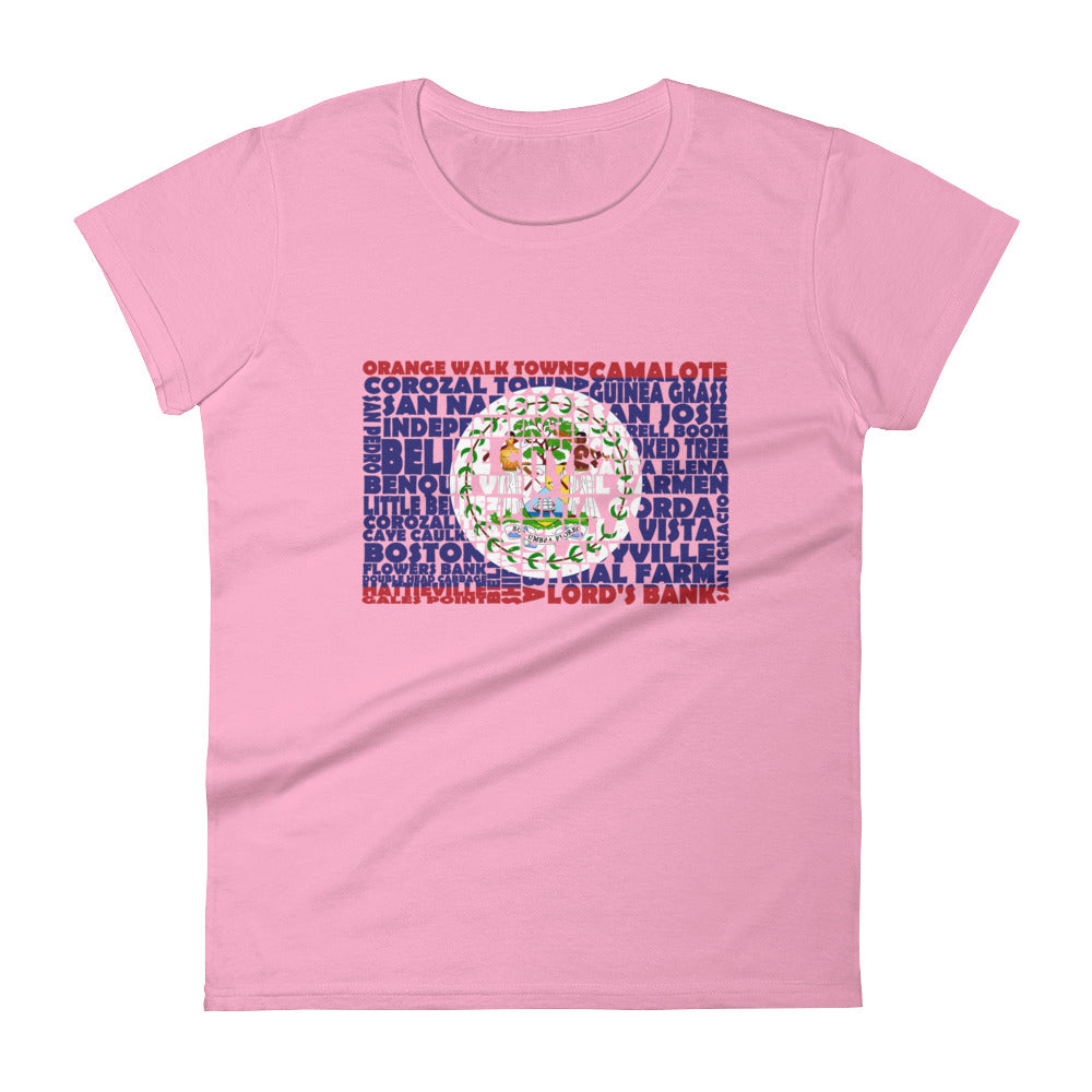 Belize Stencil - Women's short sleeve t-shirt