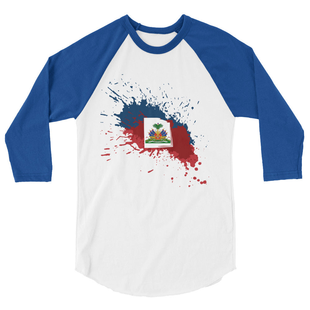 Haiti Paint - Unisex 3/4 Sleeve Shirt