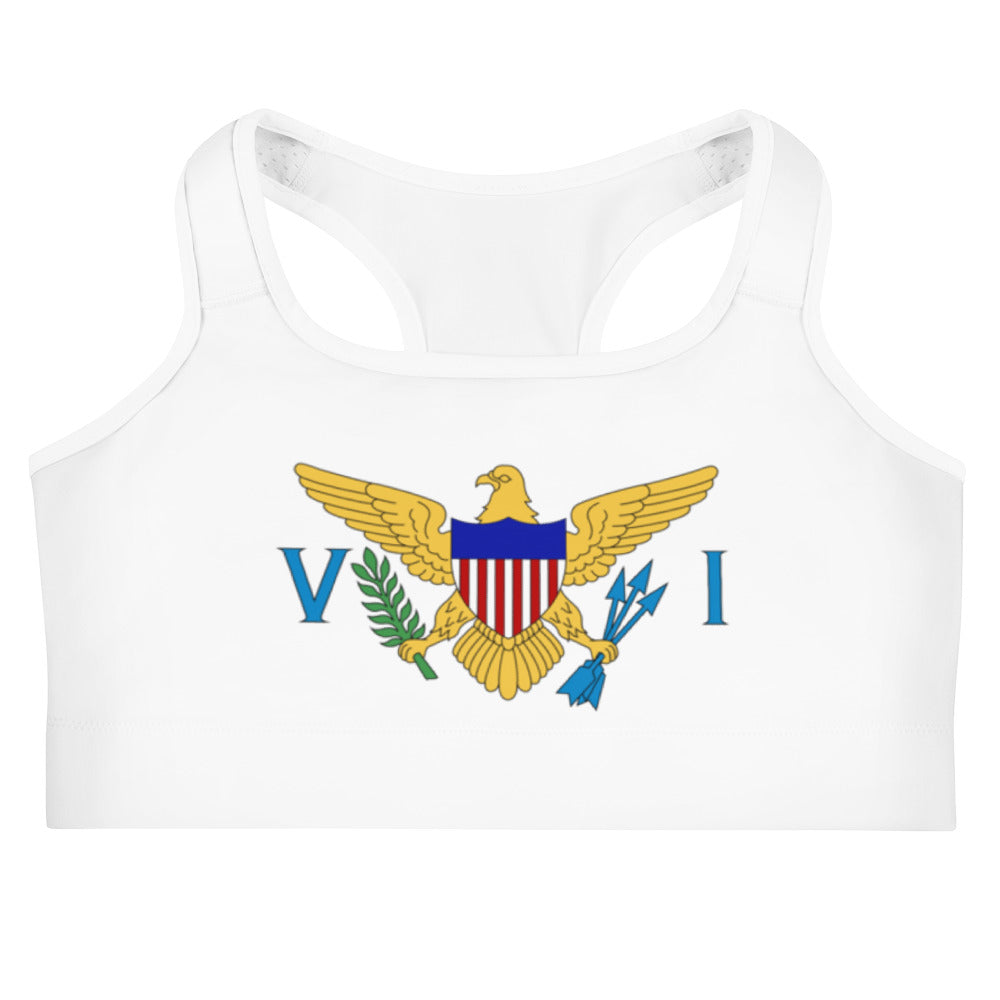 US Virgin Islands Flag - Sports bra