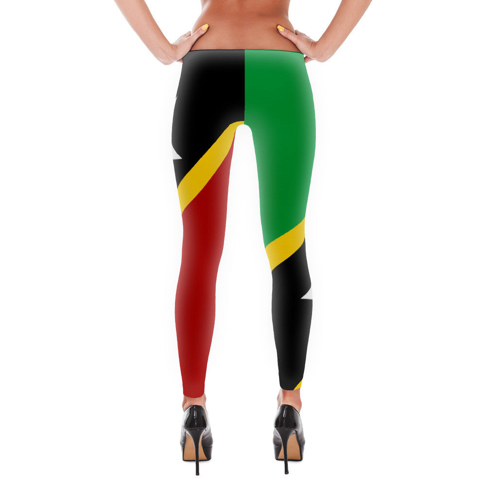 St. Kitts and Nevis Flag - Leggings - Properttees