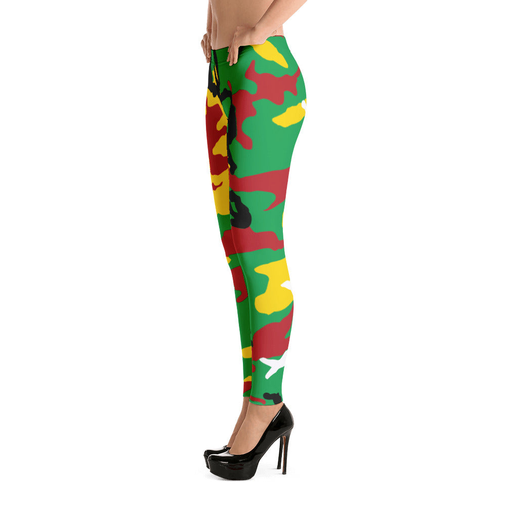 St Kitts and Nevis Camouflage - Leggings