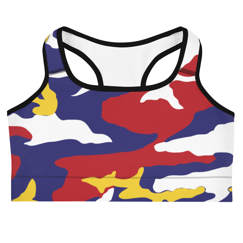 Turks and Caicos Islands Camouflage - Sports bra