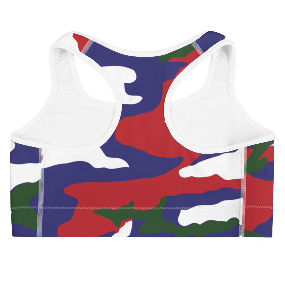 British Virgin Islands Camouflage - Sports bra - Properttees