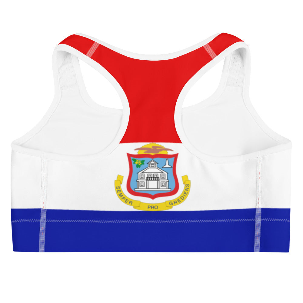 Sint Maarten Flag - Sports bra
