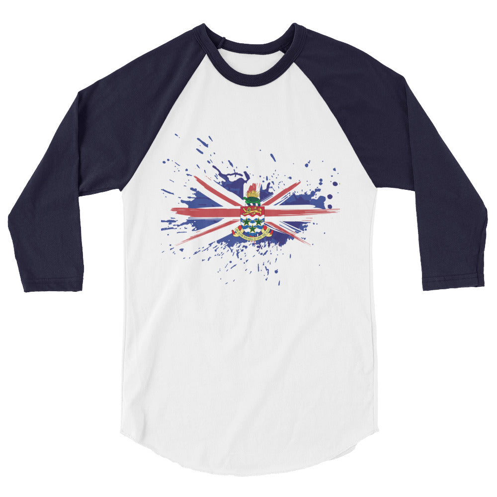 Cayman Islands Paint - Unisex 3/4 Sleeve Shirt - Properttees