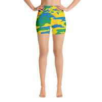 St. Vincent Camouflage - Yoga Shorts - Properttees
