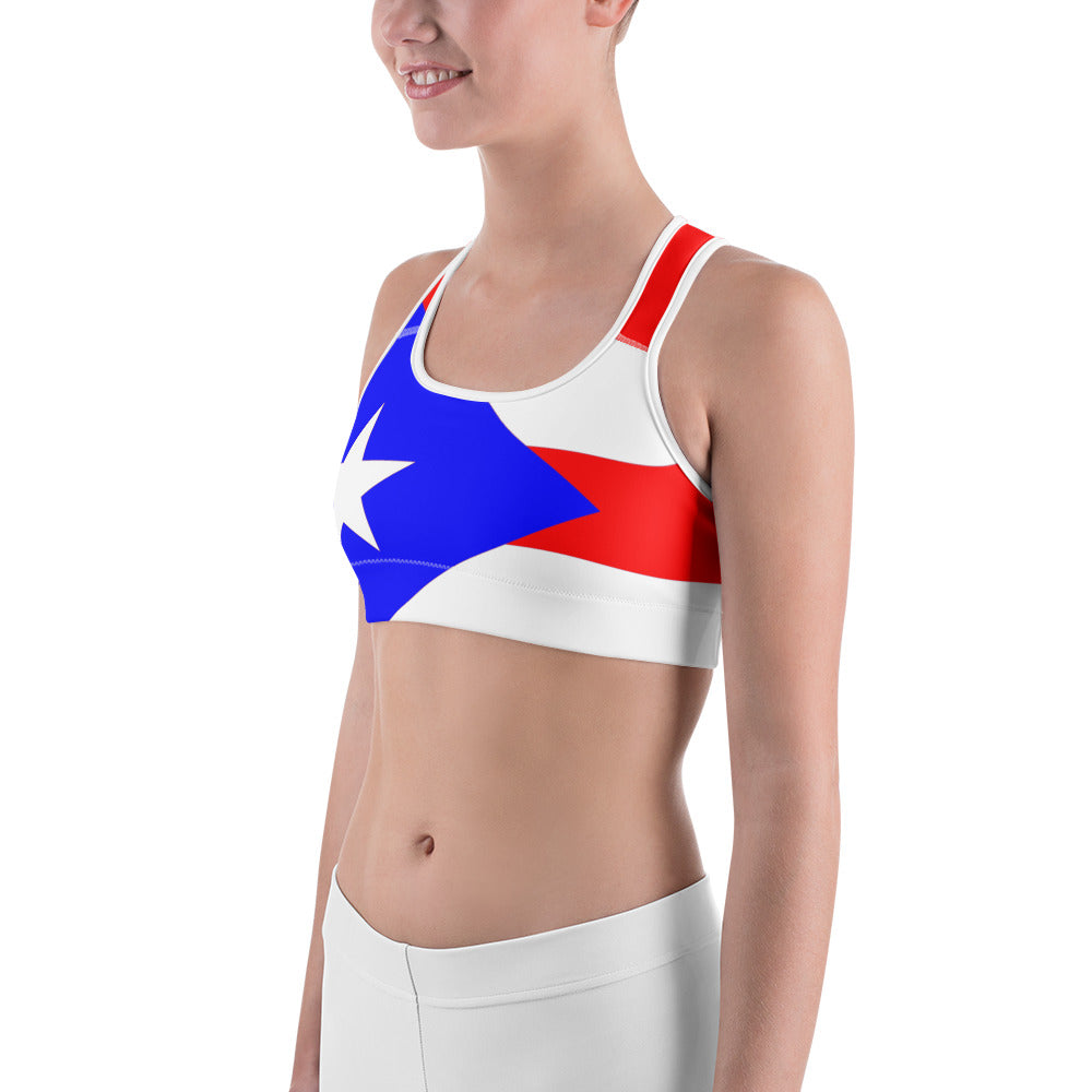 Puerto Rico Flag - Sports bra