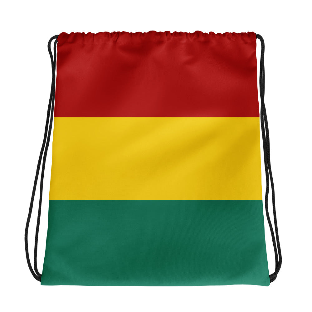 Ites, Gold and Green - Drawstring bag
