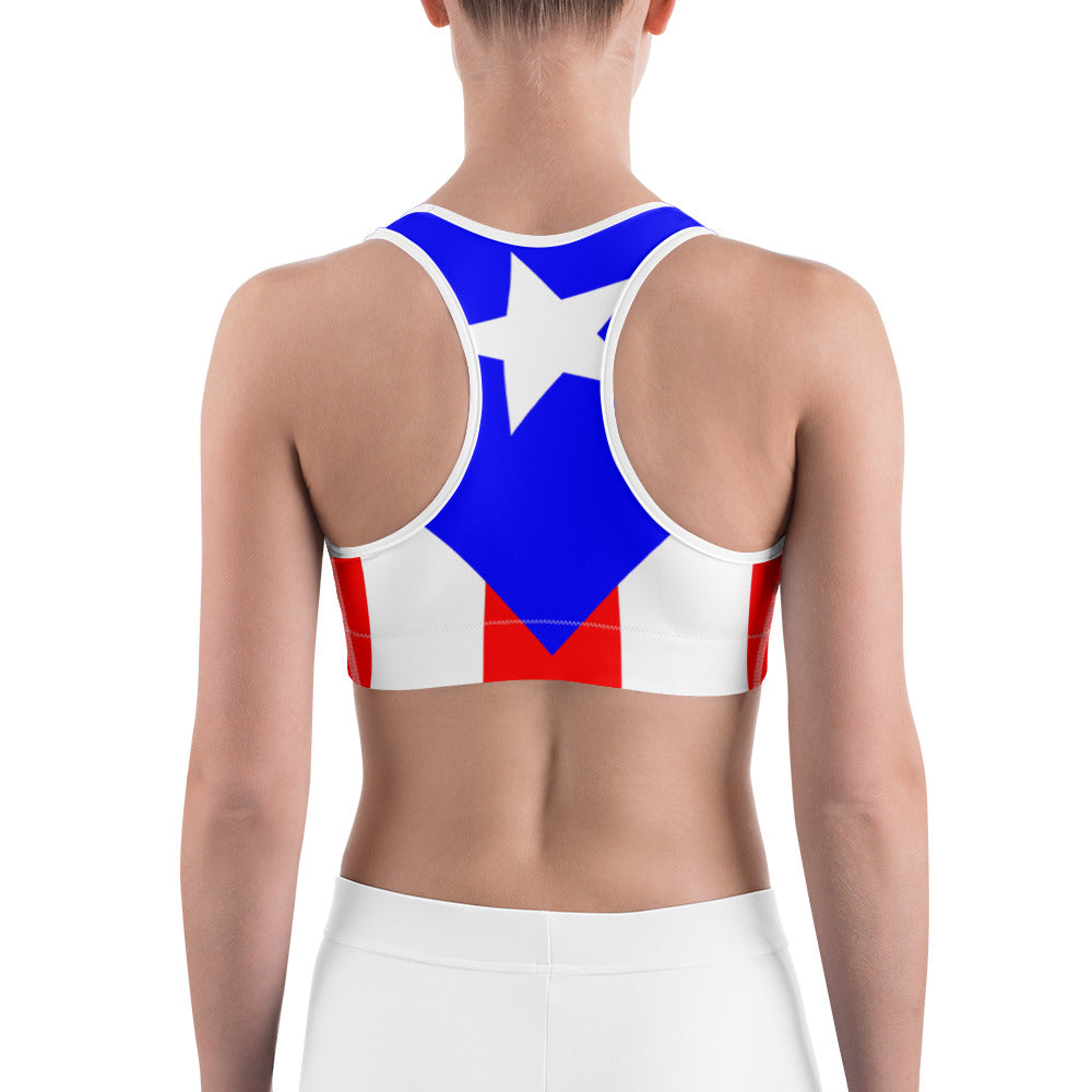 Puerto Rico Flag - Sports bra