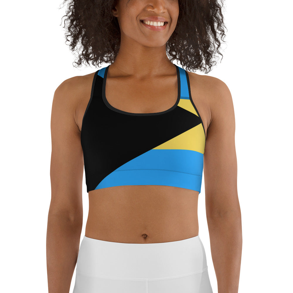 Bahamas Flag - Sports bra