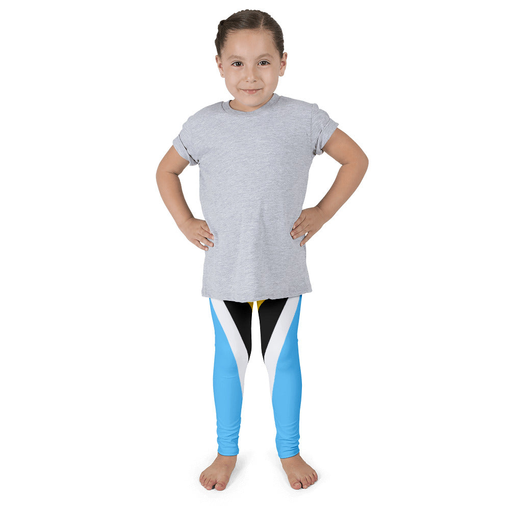 St. Lucia Flag - Kid's leggings - Properttees