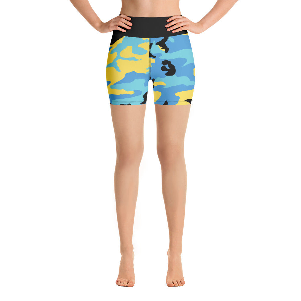 Bahamas Camouflage - Yoga Shorts