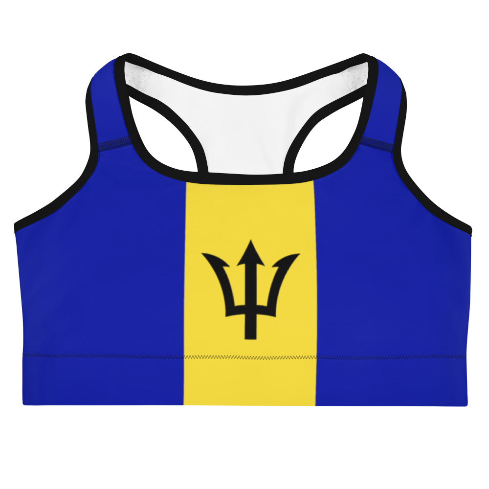 Barbados Flag - Sports bra - Properttees