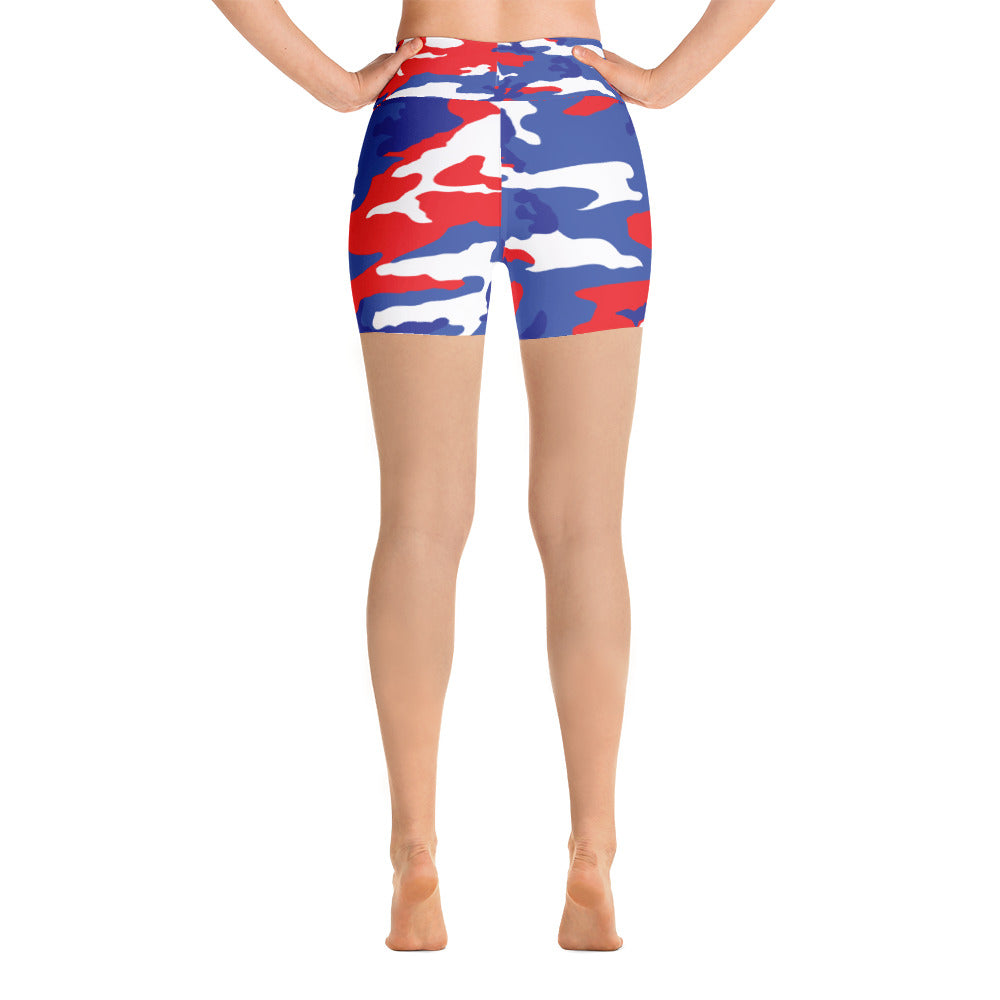 Puerto Rico Camouflage - Yoga Shorts