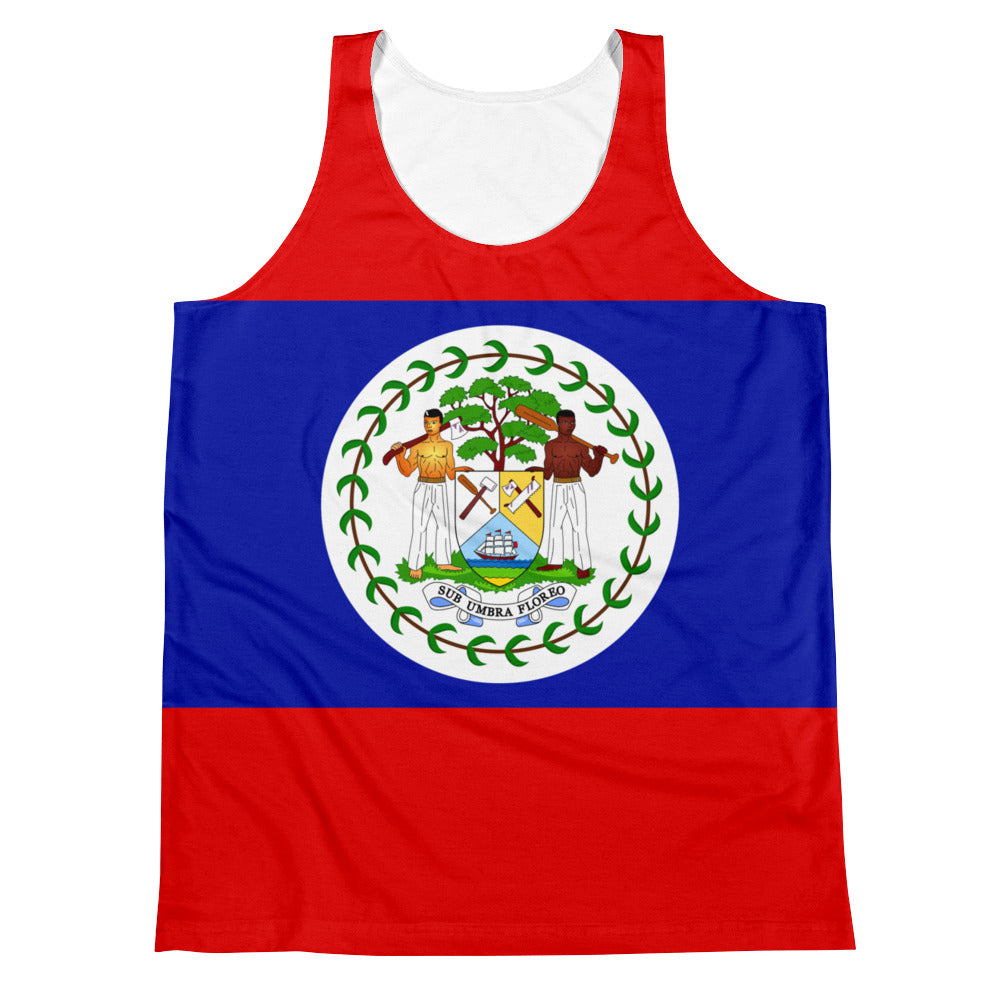 Belize Flag - Men's Tank Top - Properttees