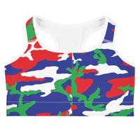 Belize Camouflage - Sports bra - Properttees