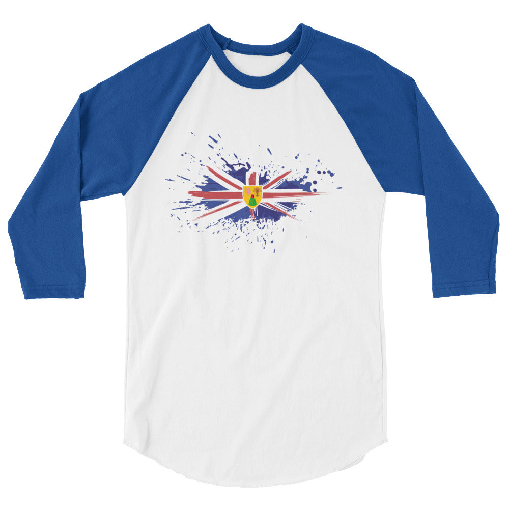 Turks and Caicos Paint - Unisex 3/4 Sleeve Shirt