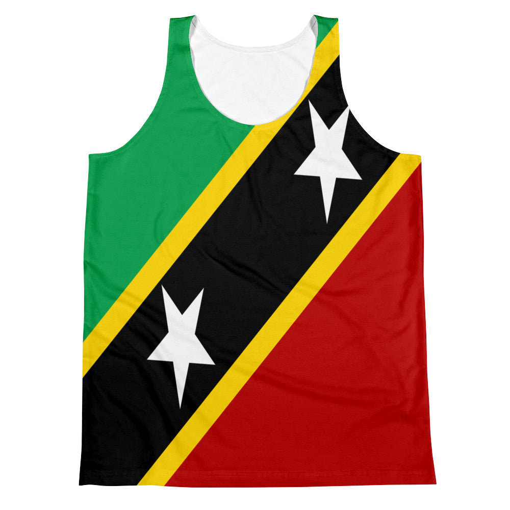 St. Kitts and Nevis Flag - Men's Tank Top - Properttees