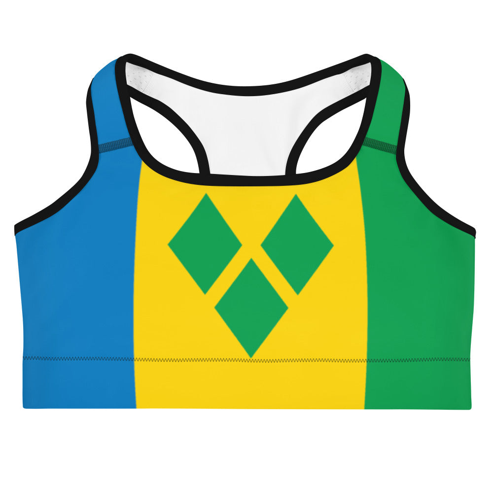 St. Vincent Flag - Sports bra
