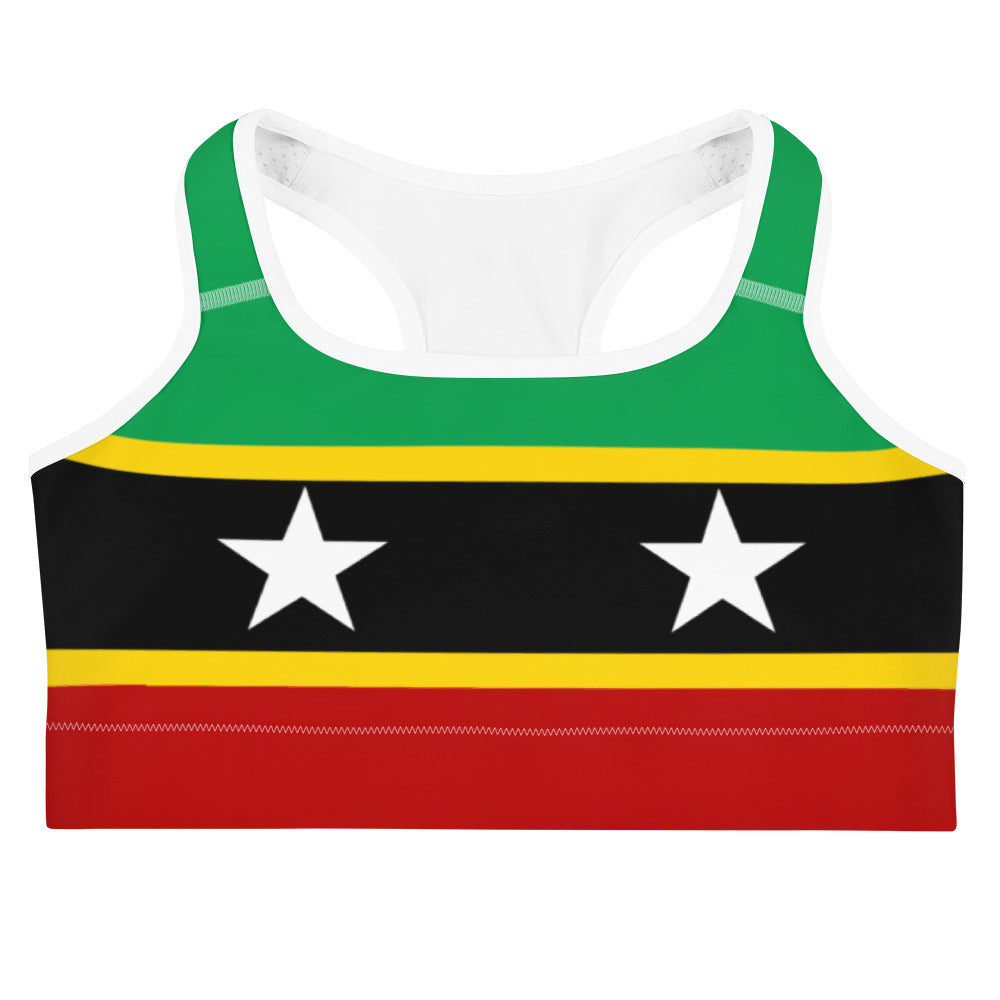 St. Kitts and Nevis Flag - Sports bra