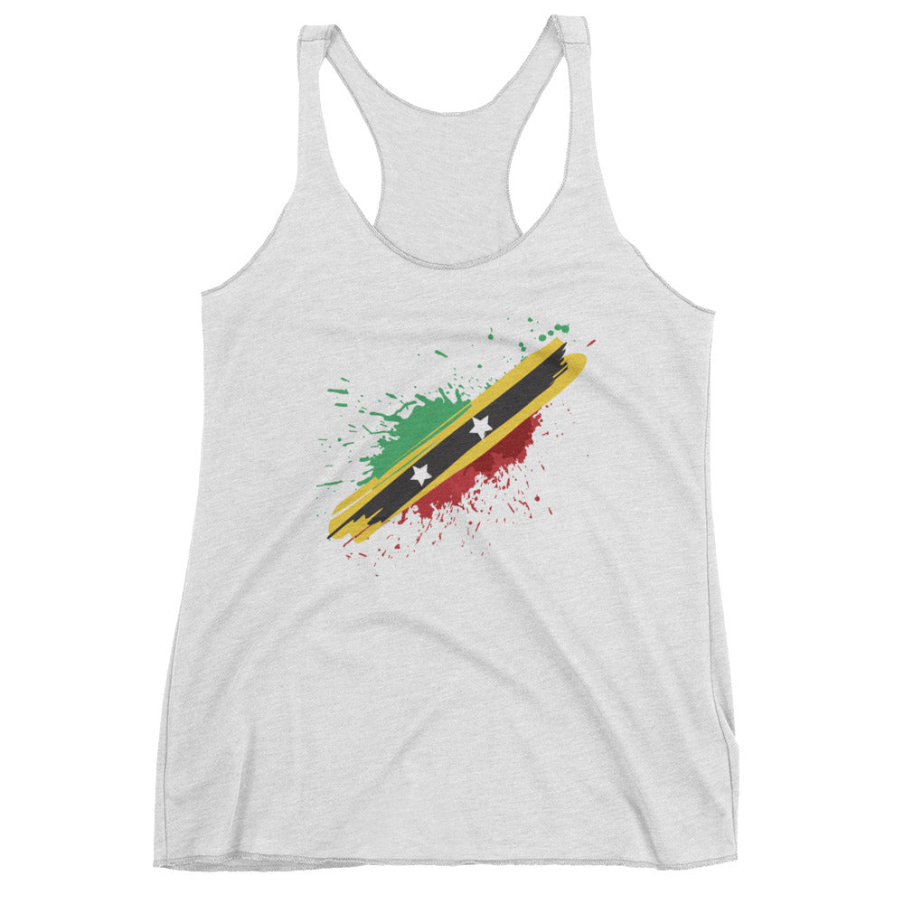 St. Kitts and Nevis Paint - Women's tank top