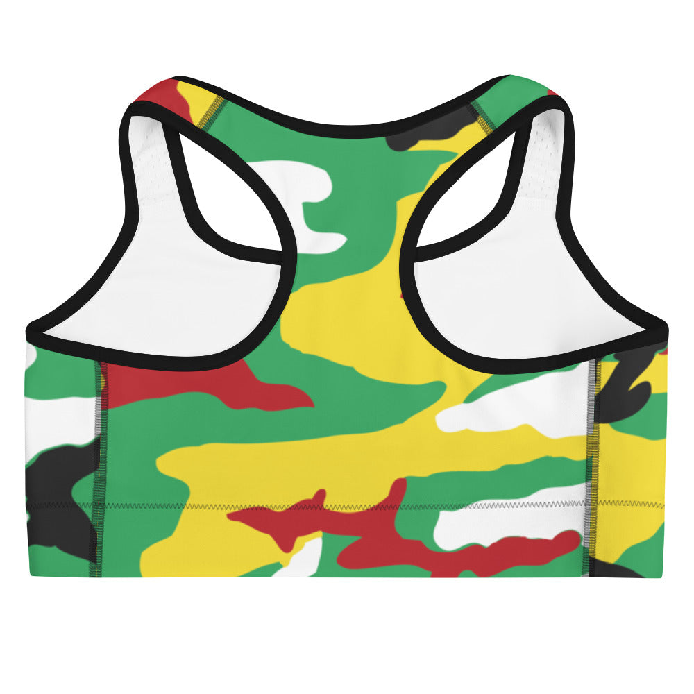 St. Kitts and Nevis Camouflage - Sports bra