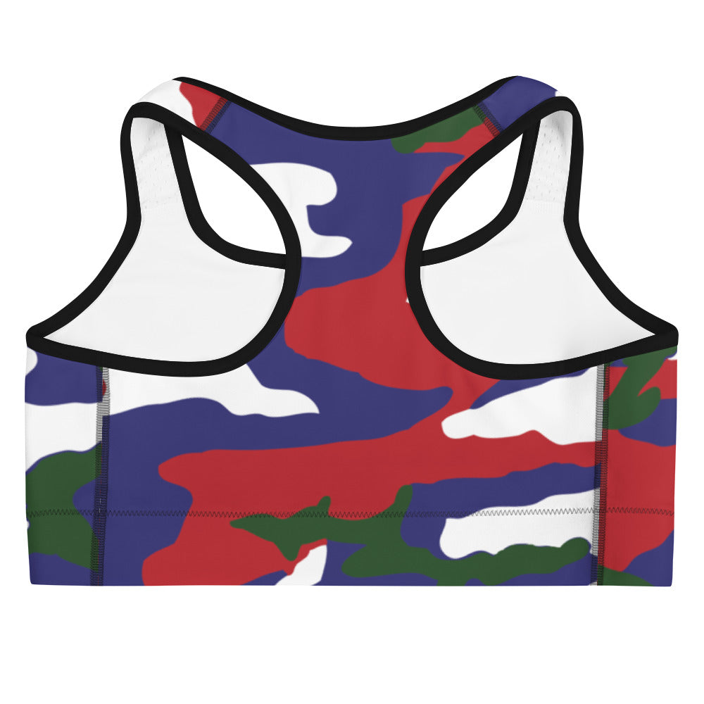 British Virgin Islands Camouflage - Sports bra - Properttees