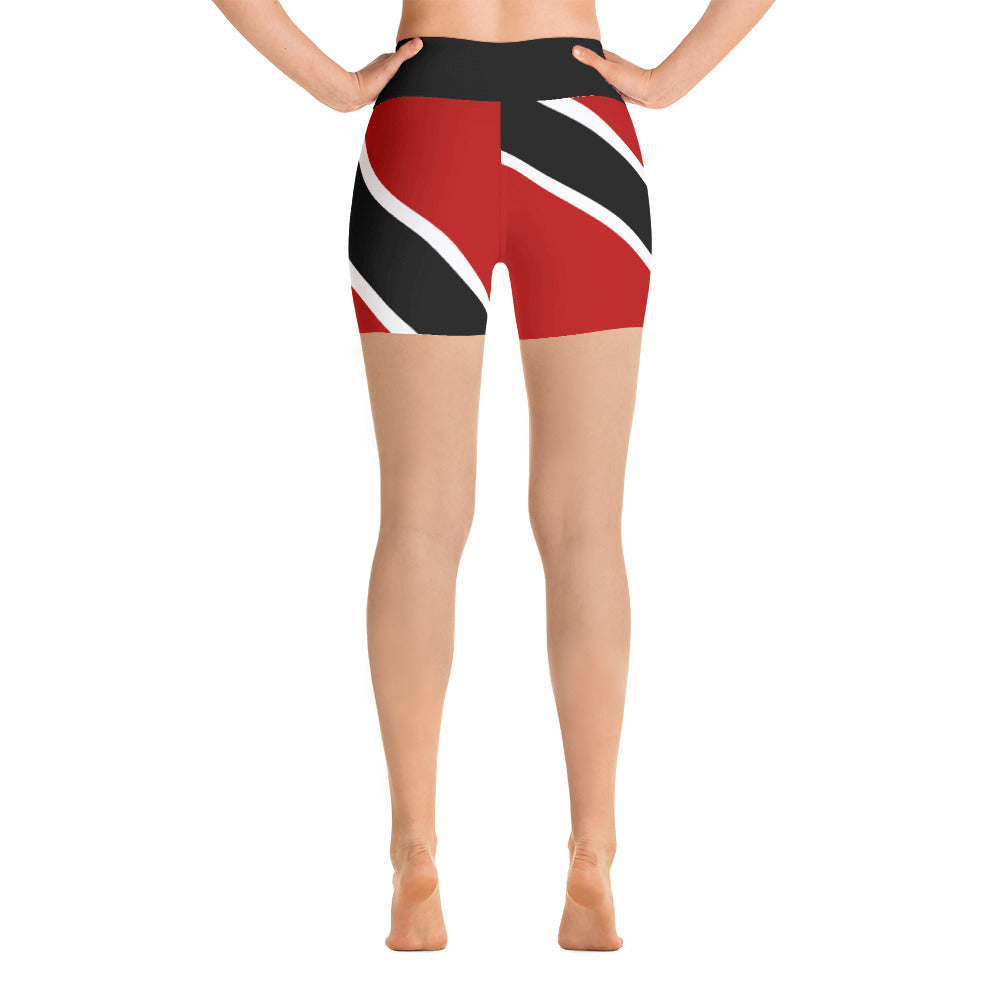 Trinidad and Tobago Flag - Yoga Shorts