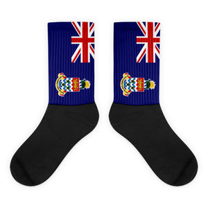 Cayman Islands - Black foot socks - Properttees