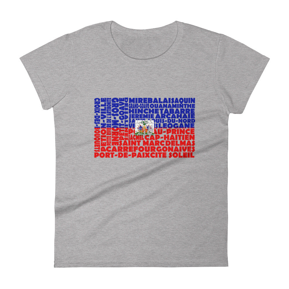 Haiti Stencil - Women's short sleeve t-shirt