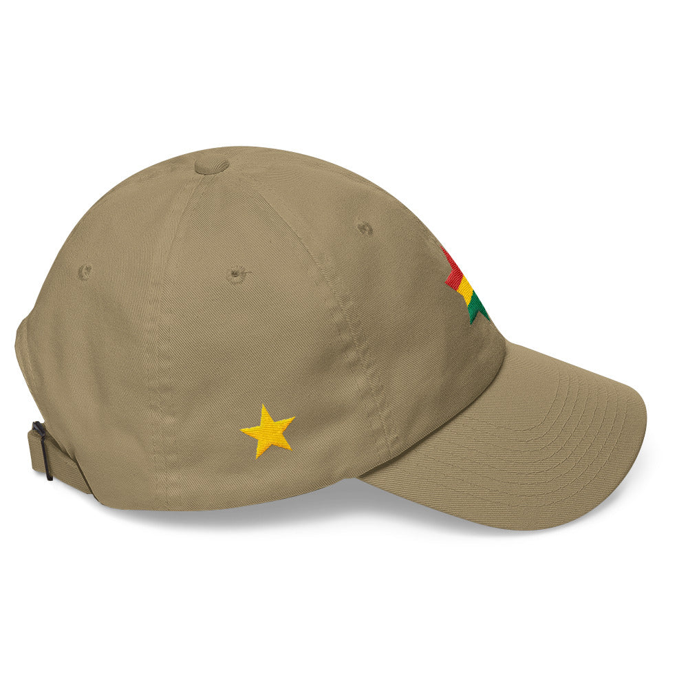 Ites, Gold and Green Star of David - Classic Low Profile Cap