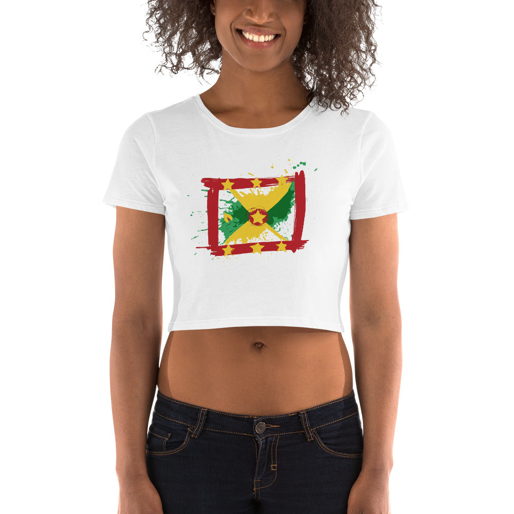 Grenada Paint - Women's Crop Top