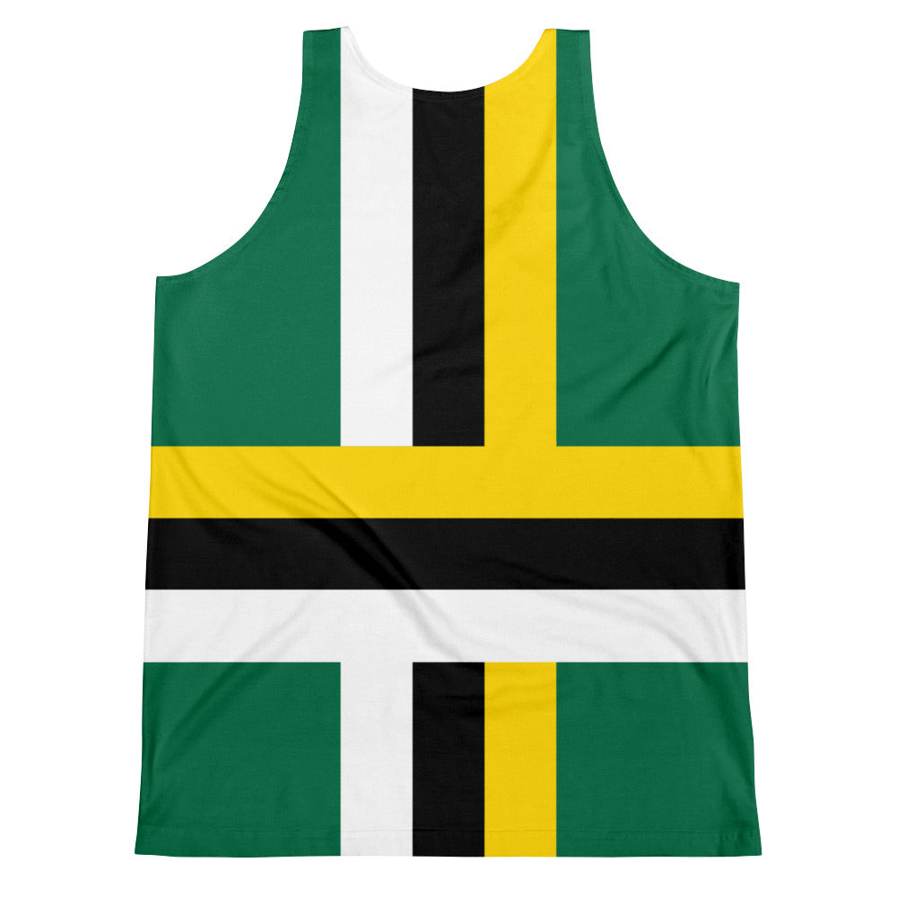 Dominica Flag - Men's Tank Top - Properttees