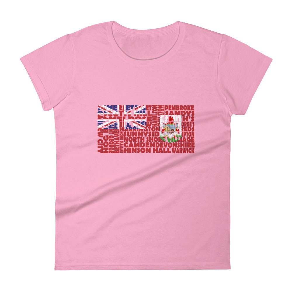 Bermuda Stencil - Women's short sleeve t-shirt