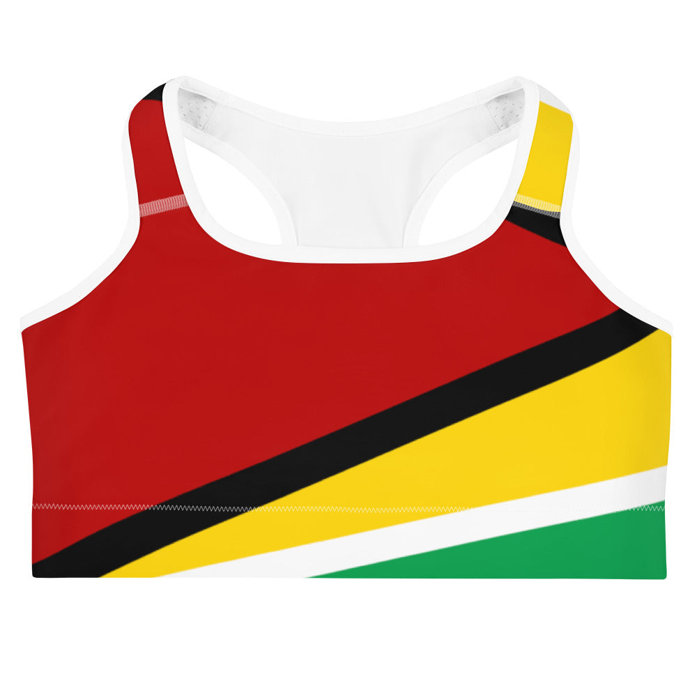 Guyana Flag - Sports bra
