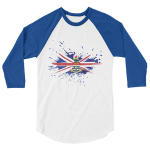 Cayman Islands Paint - Unisex 3/4 Sleeve Shirt - Properttees