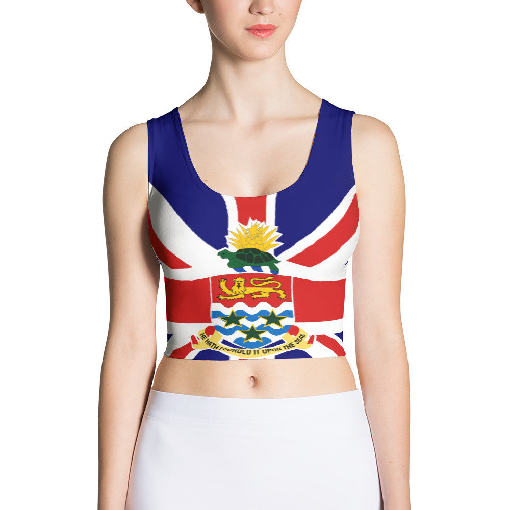 Cayman Islands - Women's Fitted Crop Top - Properttees