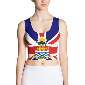 Cayman Islands - Women's Fitted Crop Top - Properttees