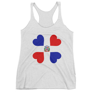 Dominican Republic Hearts - Women's tank top - Properttees