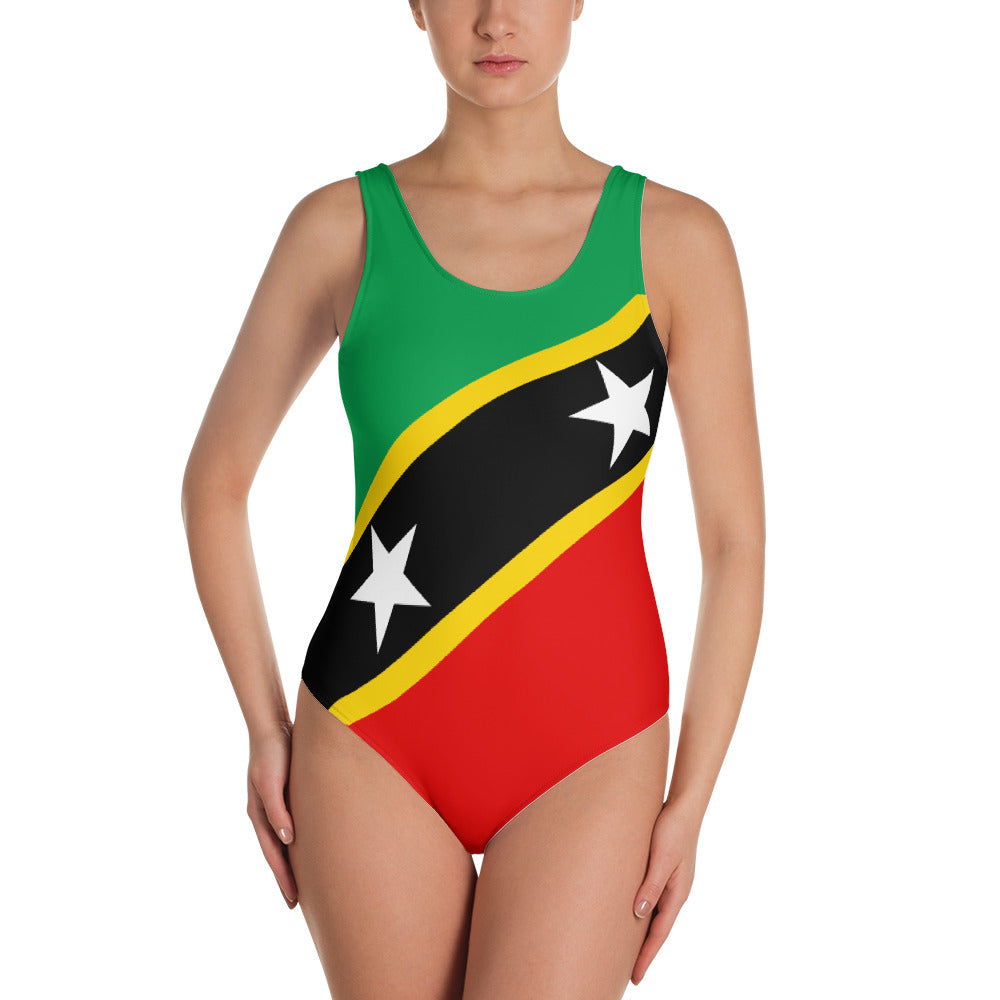 St. Kitts and Nevis - One Piece Swimsuit