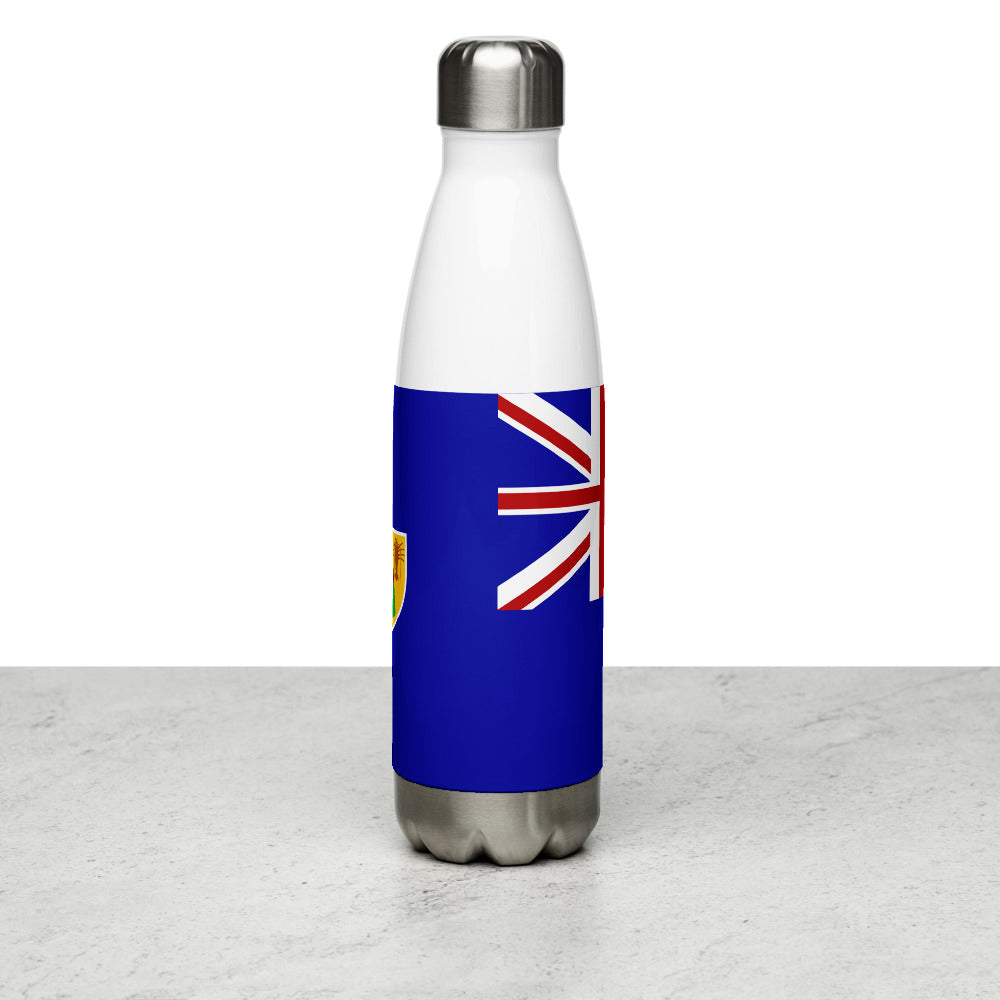Turks and Caicos - Stainless Steel Water Bottle