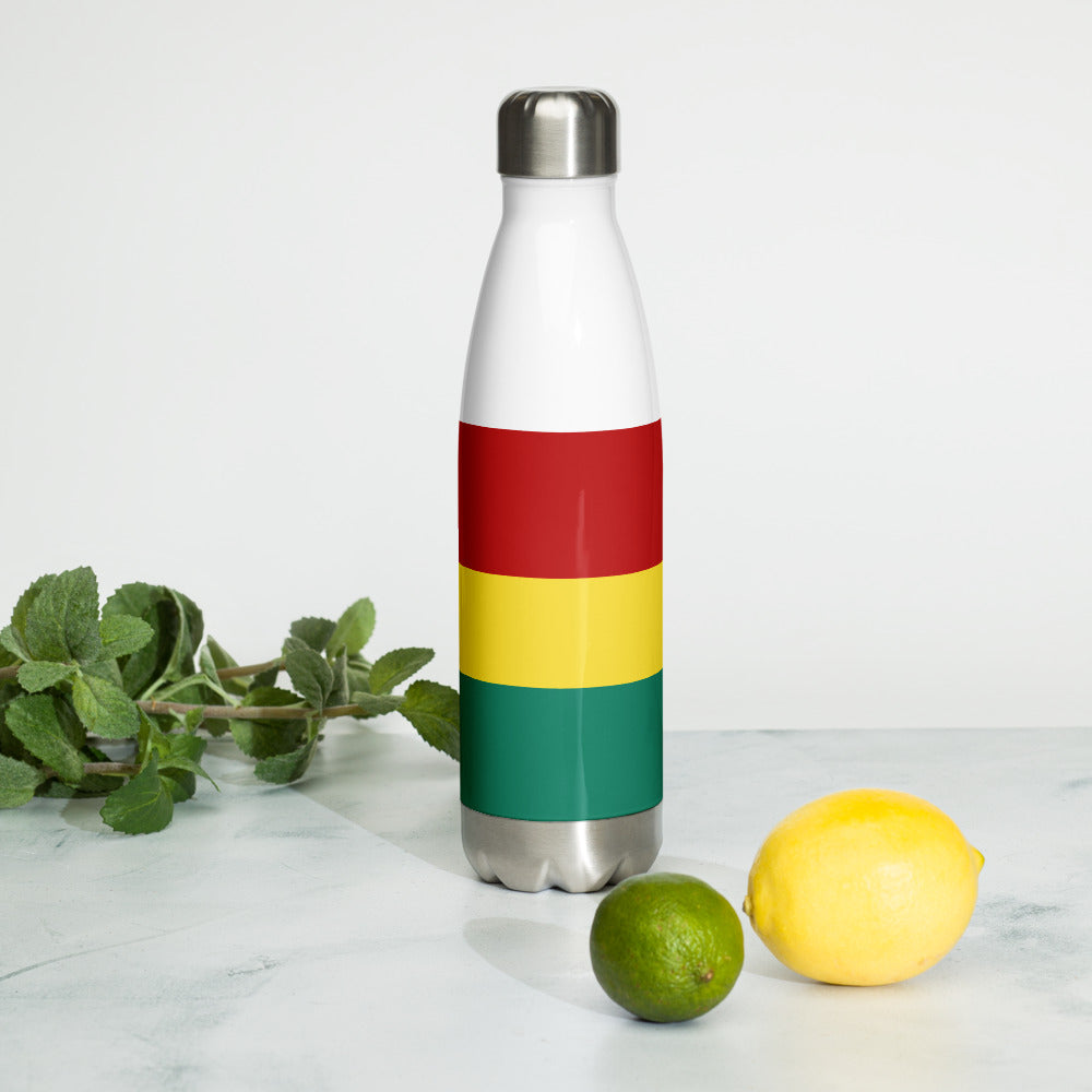 Ites, Gold and Green - Stainless Steel Water Bottle