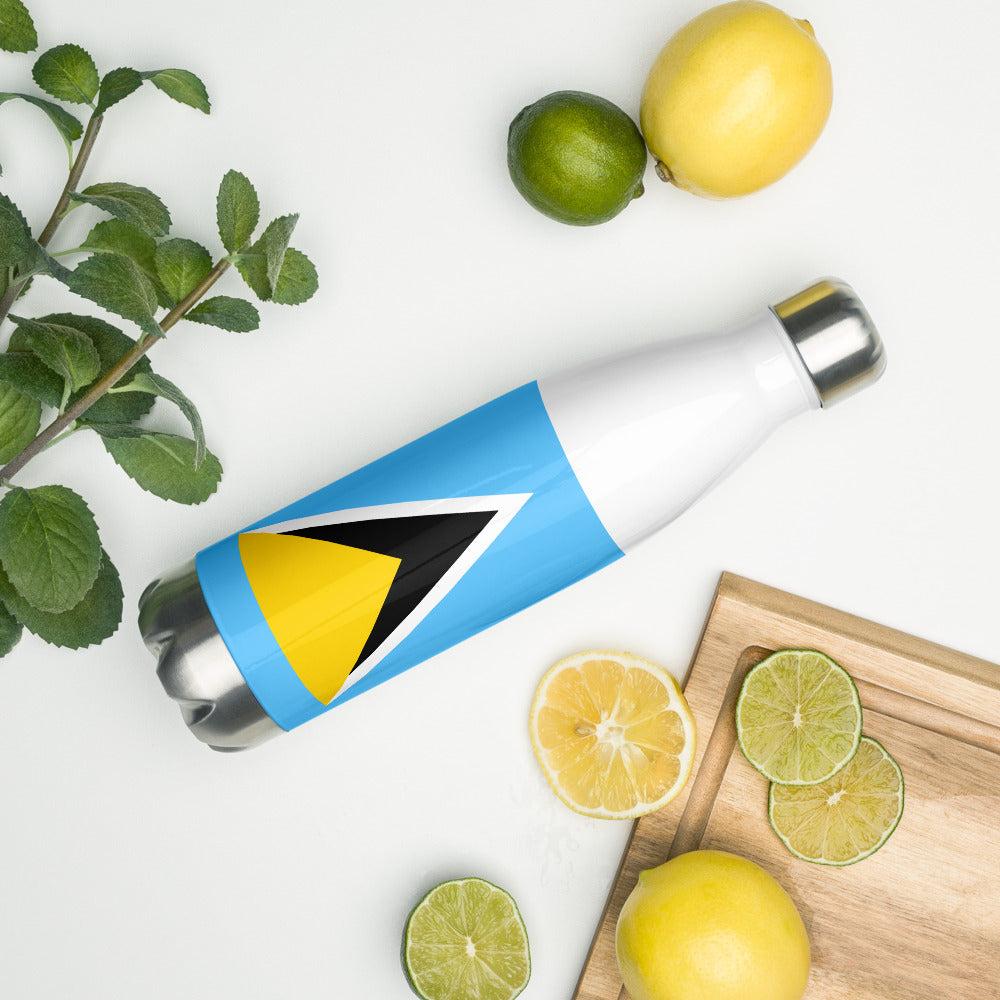 St. Lucia - Stainless Steel Water Bottle